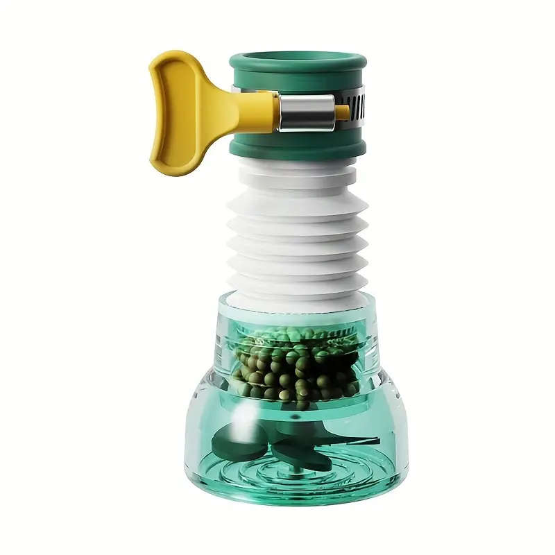 360° Rotatable Plastic Faucet Filter Spray Nozzle Anti-Splash Aerator Extension for Home Tap Water