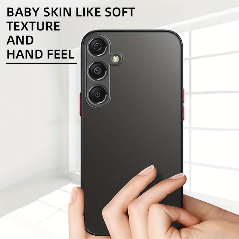 1pc Black For Samsung Galaxy A55 5G Phone Cases