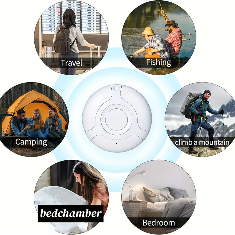 1Pc Portable Ultrasonic Pest Repeller Usb Rechargeable Mosquito Insect Repellent Indoor Outdoor Use