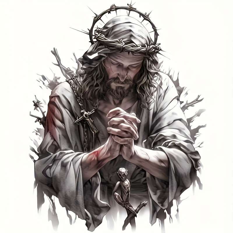 1pc  Jesus Christian Themed Stickers