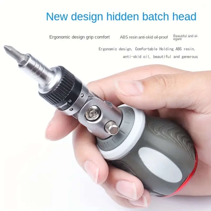 1 x Halloween Gift 8 in 1 Ratchet Multi-Function Screwdriver