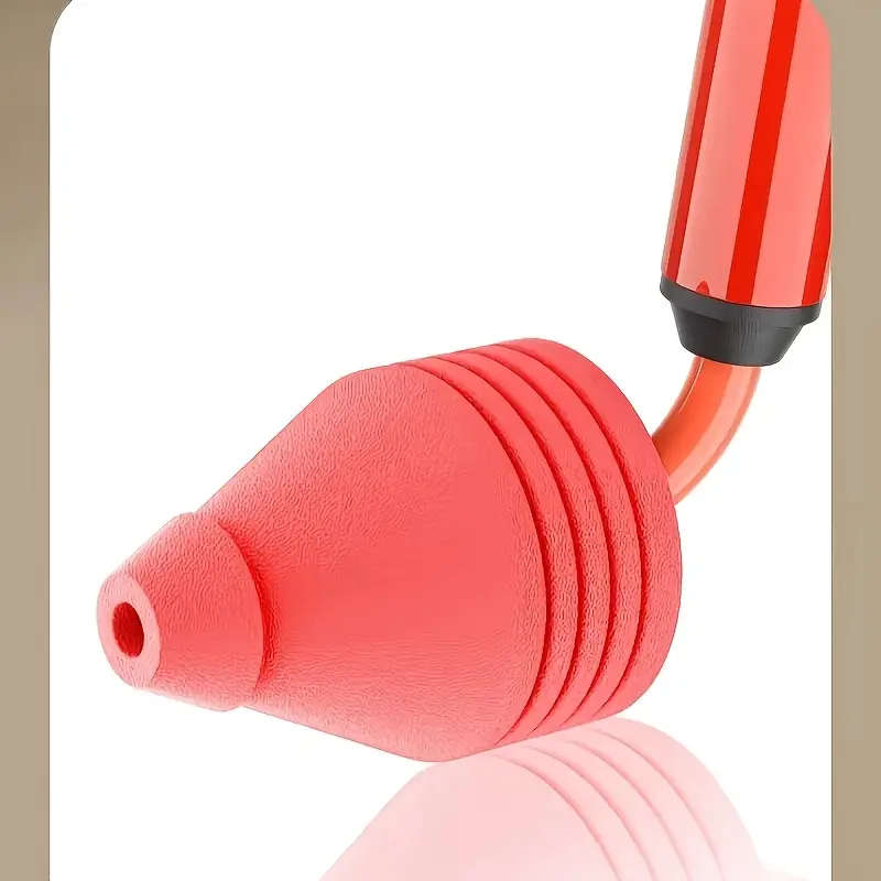 1pc Heavy-Duty Pneumatic Toilet Plunger High-Pressure Drain Cleaner with User-Friendly Pump Design R