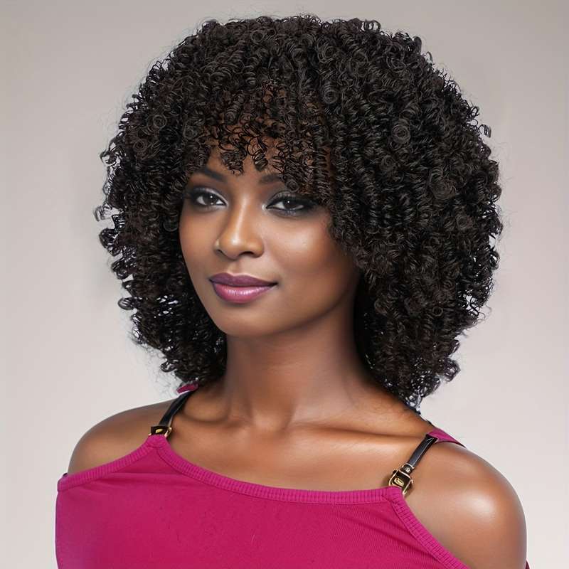 1Pc Deep Grey 30.48cm Fashion Design Wig