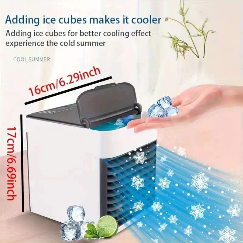 3 In 1 Mini Portable Air Conditioner Fan Heater Humidifier