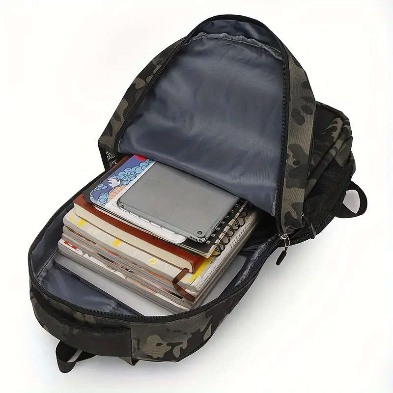 1pc Sleek Urban Men's Versatile Backpack for Travel Camping Cycling Large Capacity Business Laptop