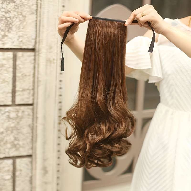1Pc Natural Color 4A 45.72cm Fashion Design Wig