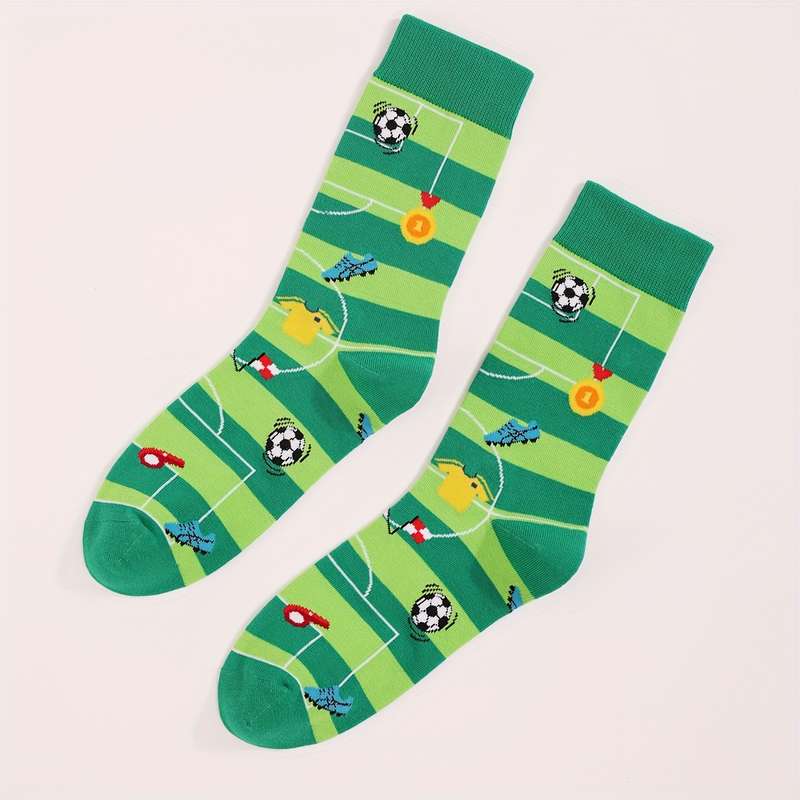 1 Pair Green One Size Socks
