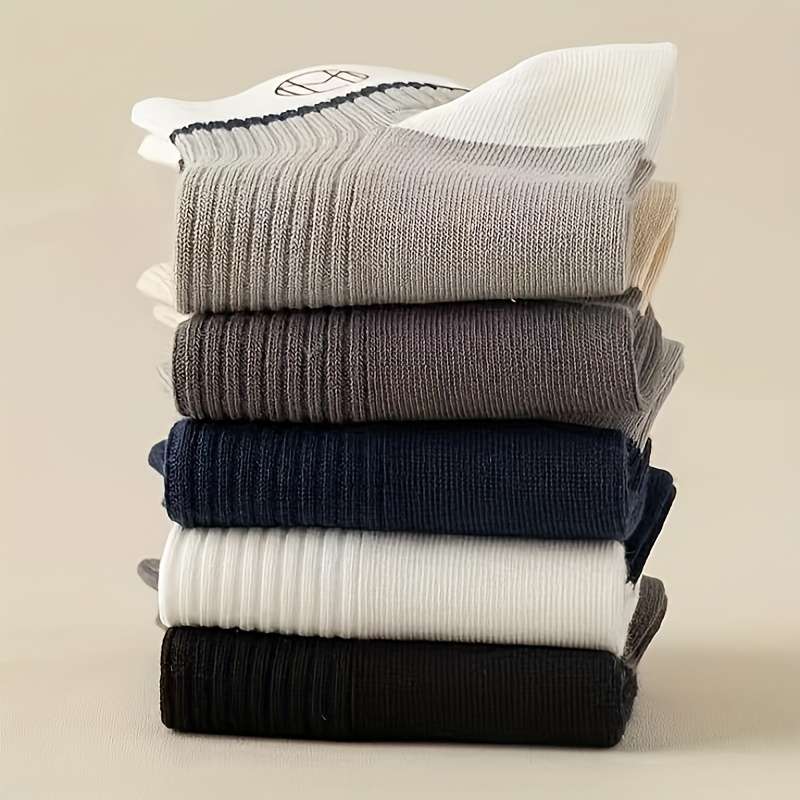 5 Pairs Mixed Color One Size High Elastic Socks
