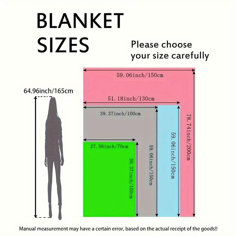 1ps Blanket Size 130Cmx150Cm