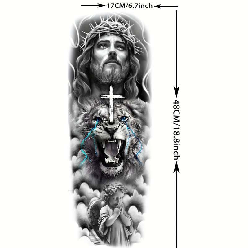 1 Sheet Jesus Christian Themed Stickers