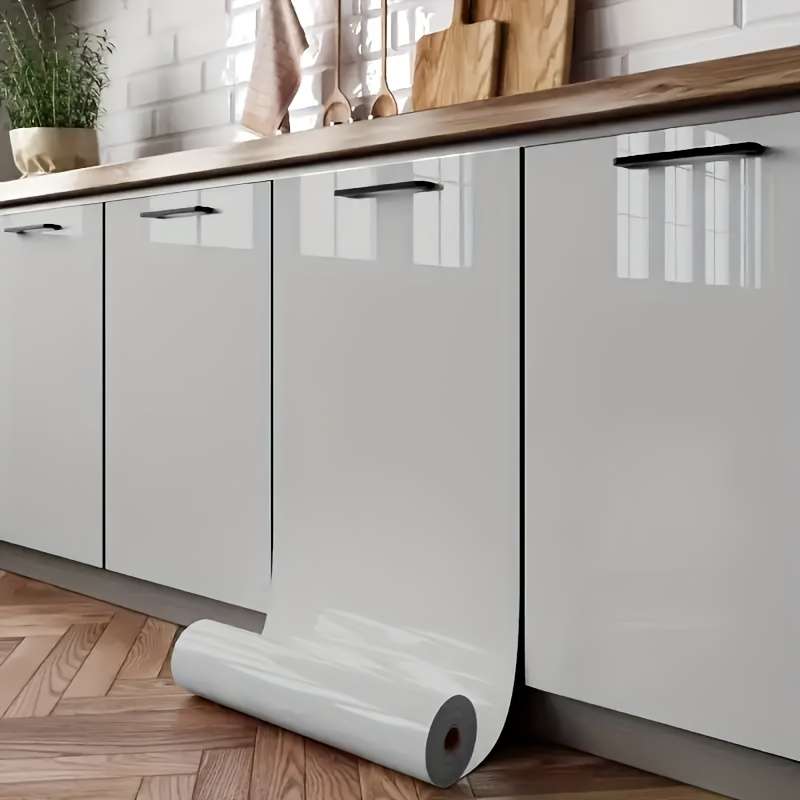 1PC Wall StickersMatte   Sea Cloud Gray60CM 10M