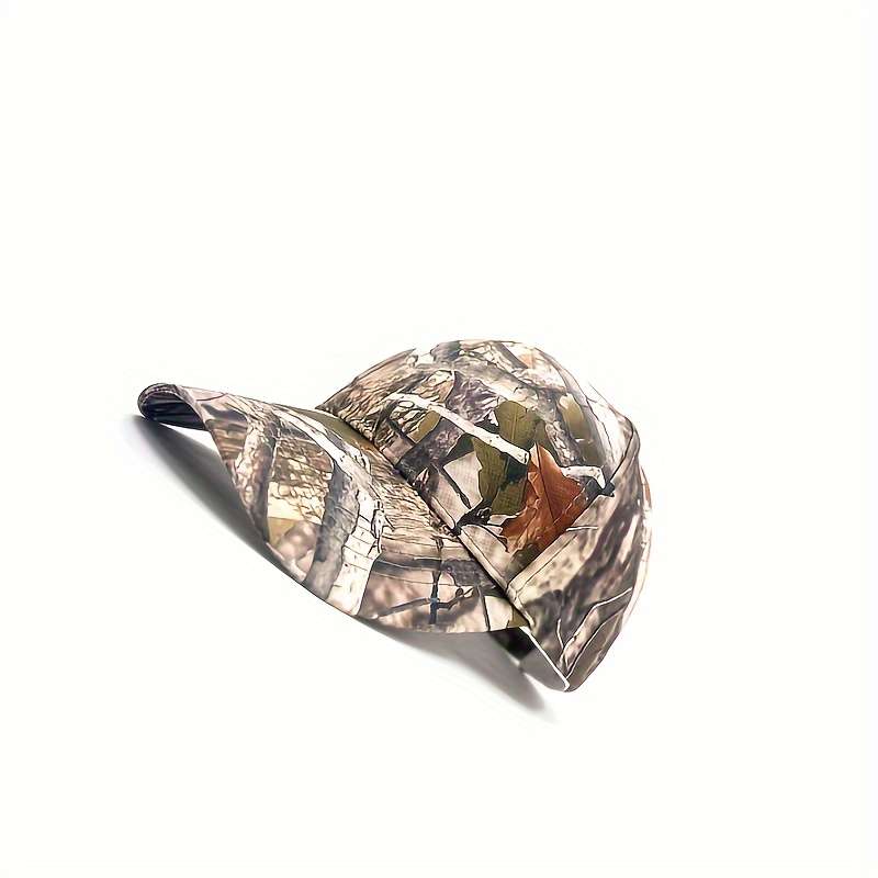 1pc High-Performance Camouflage Baseball Cap for Outdoor Hunting Breathable Extended Brim Polye