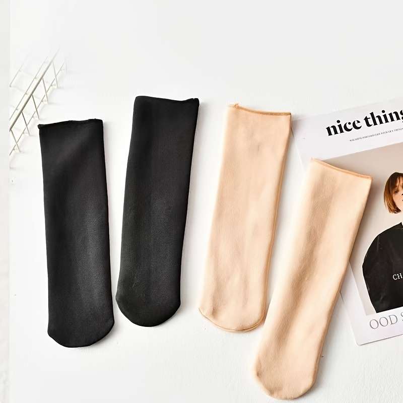 Sock Light Beige 1 Pair  One Size
