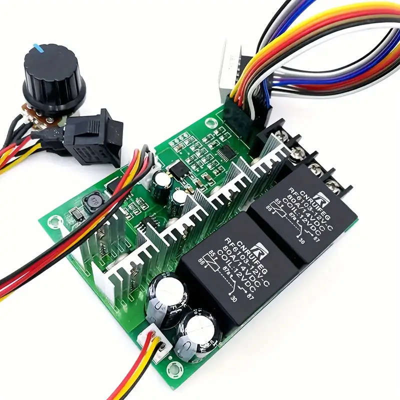 1pc 60A 0-100% Adjustable DC Motor Speed Controller with LED Digital Display PWM Regulator for 10V-2