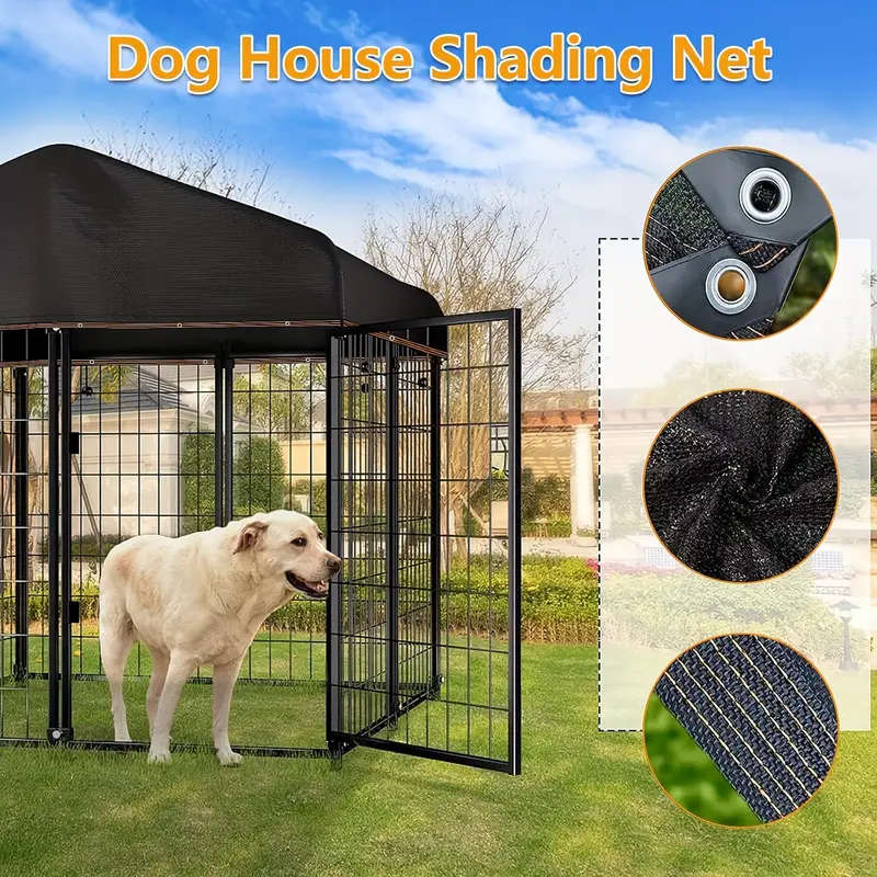 1pc Rectangular Outdoor Shade Sail Size 200X300cm Made of Shade Cloth Designed for Privacy And Wind