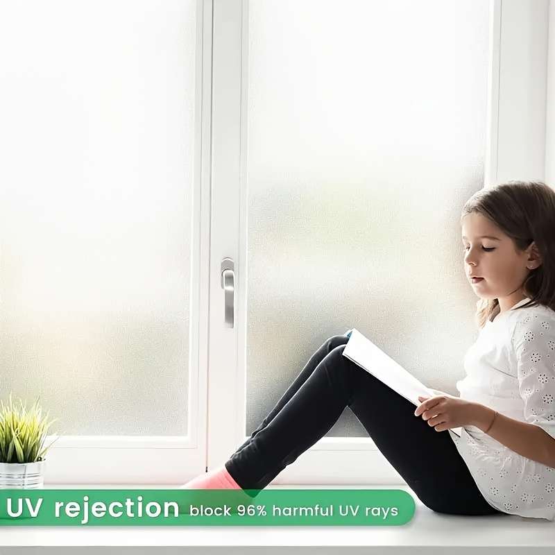 1pc Pure Matte Size 60x500cm  23.62x196.85IN Door Window Sticker