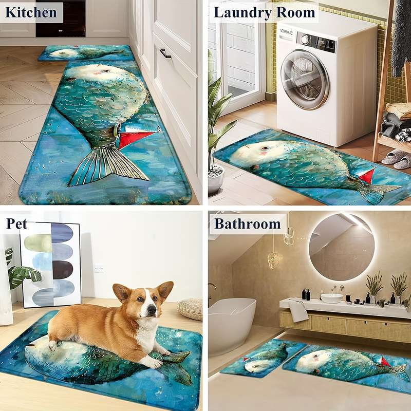 1Pc 45x75cm Floor Mat