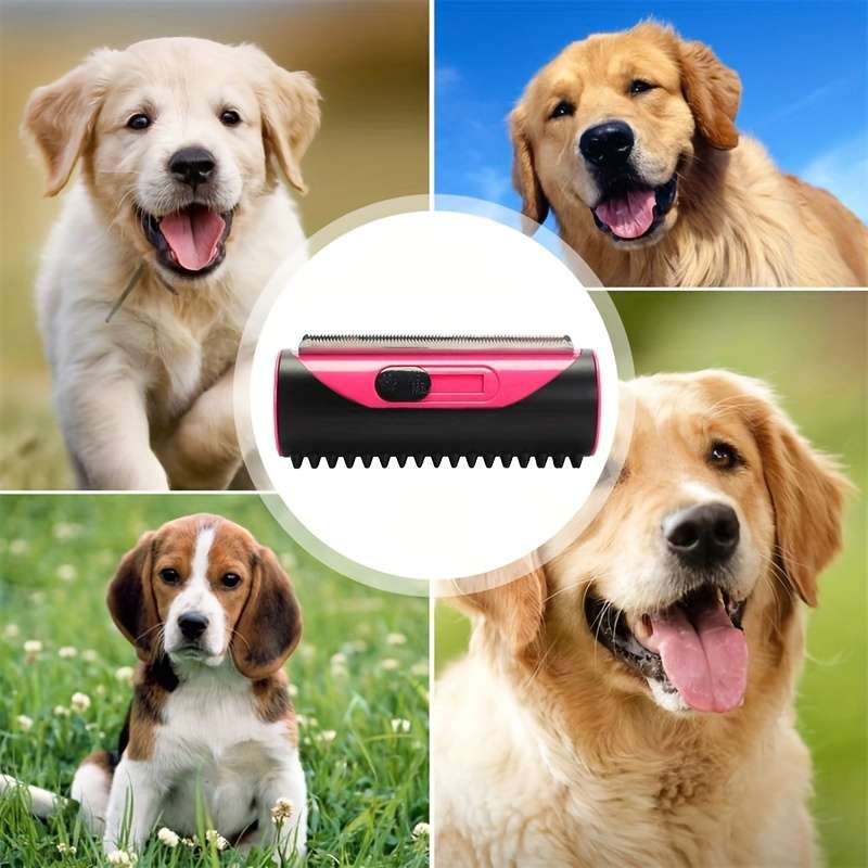 1pc Red Pet Comb