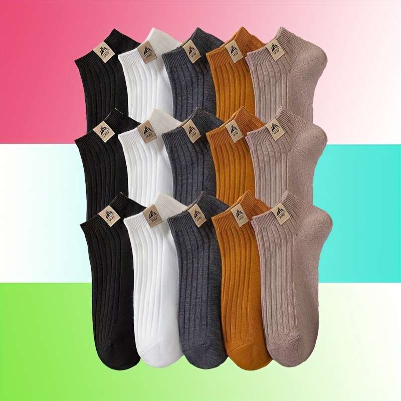 6 Pairs Mixed Pack One Size High Elastic Socks
