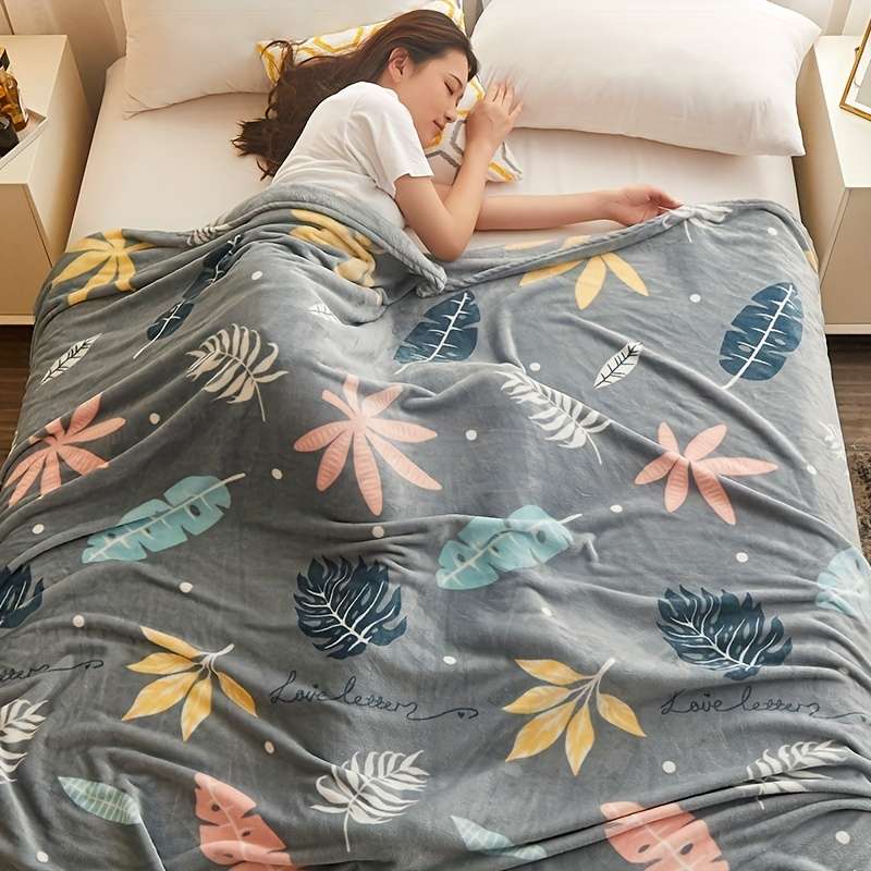 1ps Blanket Color Flower Valley size 200.0x230.0cm
