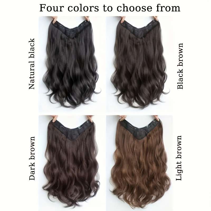 1Pc Brown Black 50.8cm Fashion Design Wig