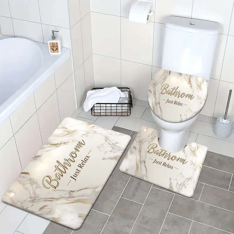 New Design Bathroom Mat Set