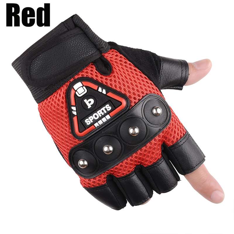 1 Pair Red Outdoor Sports Gloves
