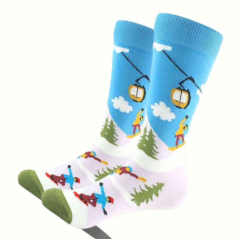 1 Pair Mix Color Pack Gray One Size Socks