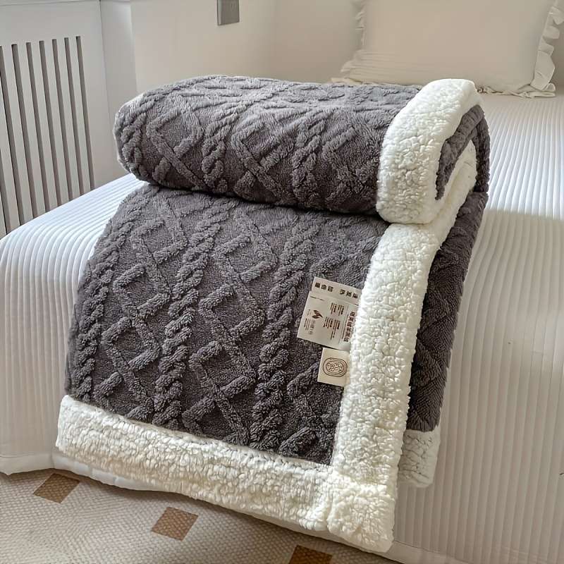1ps Blanket Color Light Coffee size 100x150cm