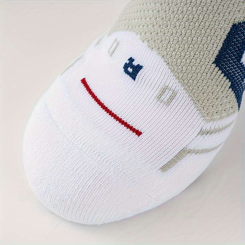 1 Pair White Size L Socks
