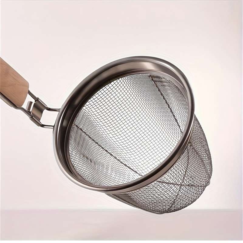 1pc Stainless Steel Noodle Strainer for Cooking Spicy Hot Pot Filter Noodle Spoon Fried Food Str