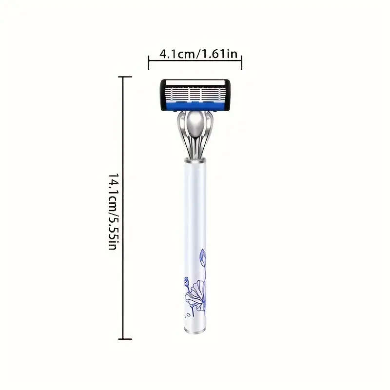 Set of 90 blades 2 handles multi-PC Men's safety shaver suitable for Men's shaving Women's manual ha