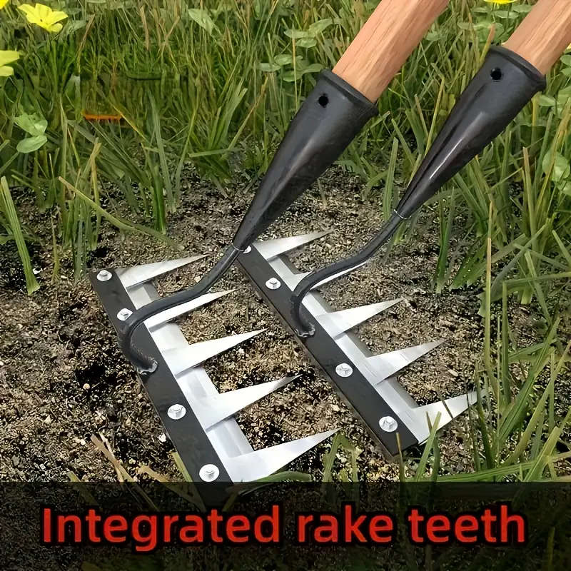 1 Pack Heavy Duty Manganese Steel Garden Hoe