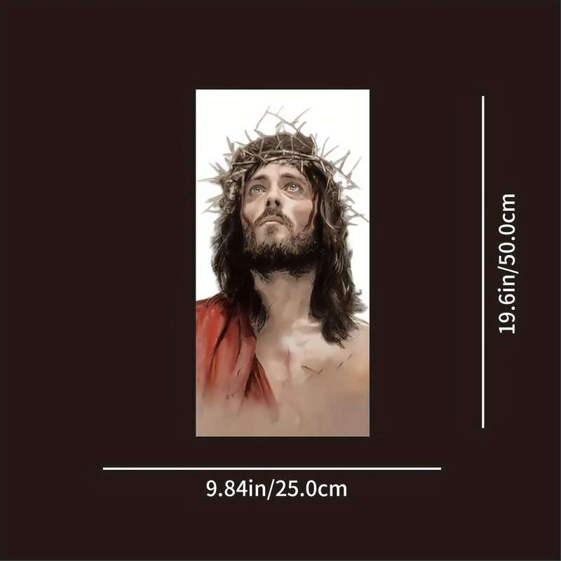 2pcs   Jesus Christian Themed Stickers