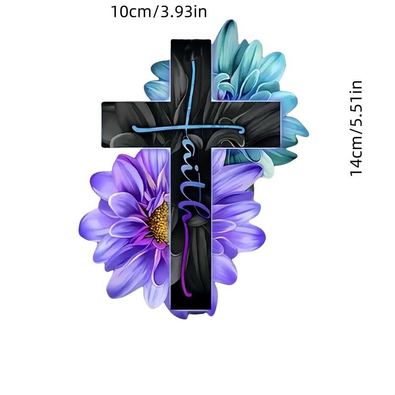 1pc   14.0cmx9.98cm Jesus Christian Themed Stickers