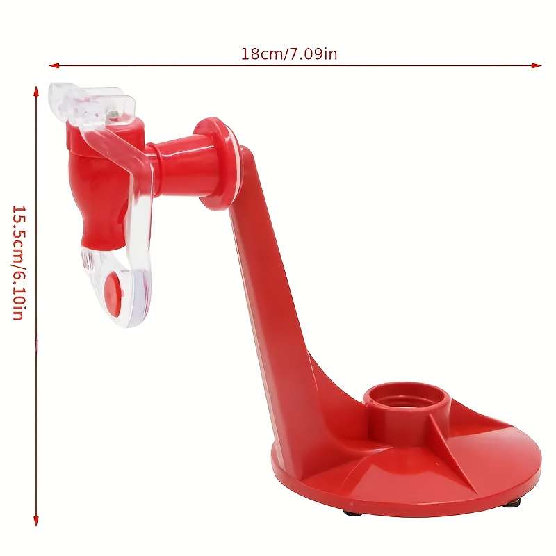 1 Plastic Homemade Beverage Dispenser with Inverted Faucet Stand No Electricity Needed Perfe