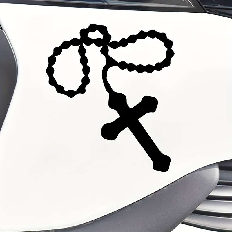 1pc Jesus Cross 17.3X20CM Jesus Christian Themed Stickers
