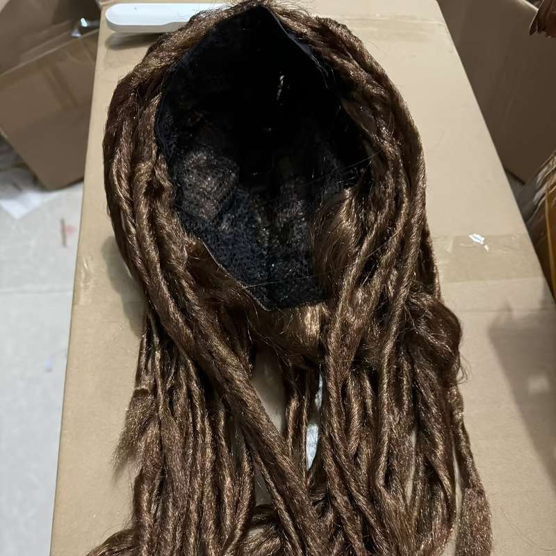 1Pc Black 50.8cm Fashion Design Wig