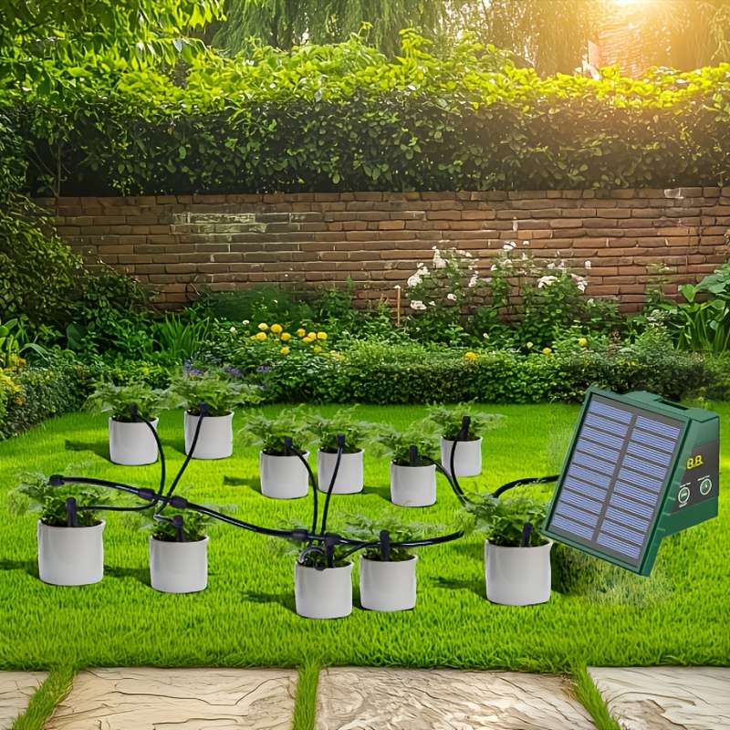 1Pc 1.1W Solar Drip Irrigation System Automatic Watering System