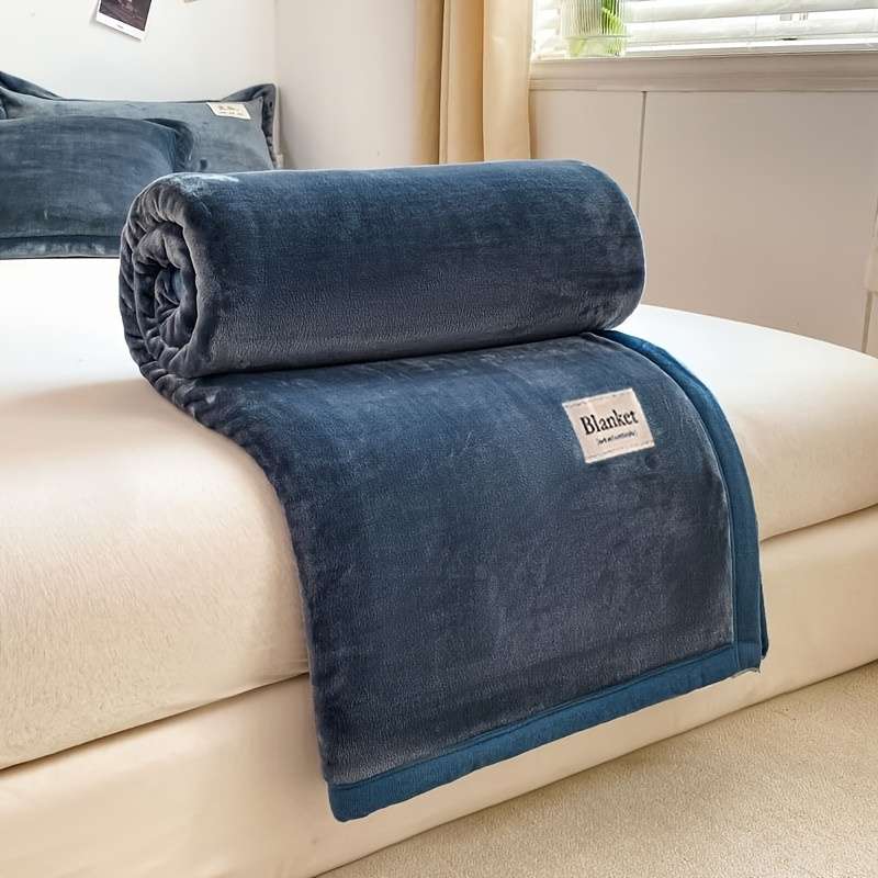 1ps Blanket Color Light Gray size 70x100