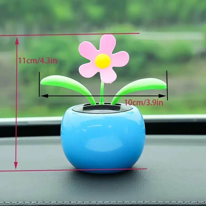 Sunflower Head Shaking Flower Car Ornaments