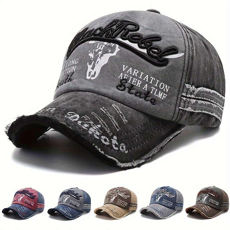 1pc Four One Sun Protection Baseball Cap Adjustable Fit UV Protection Stylish Black Hat with Wh