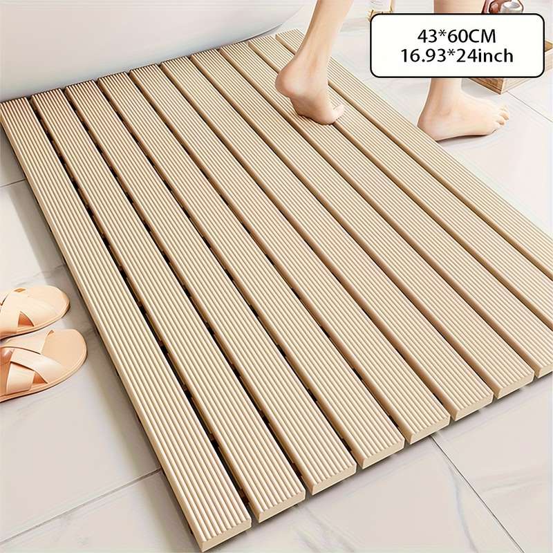 1Pc Brownness 24.01x24.01inch 61x61cm Floor Mat