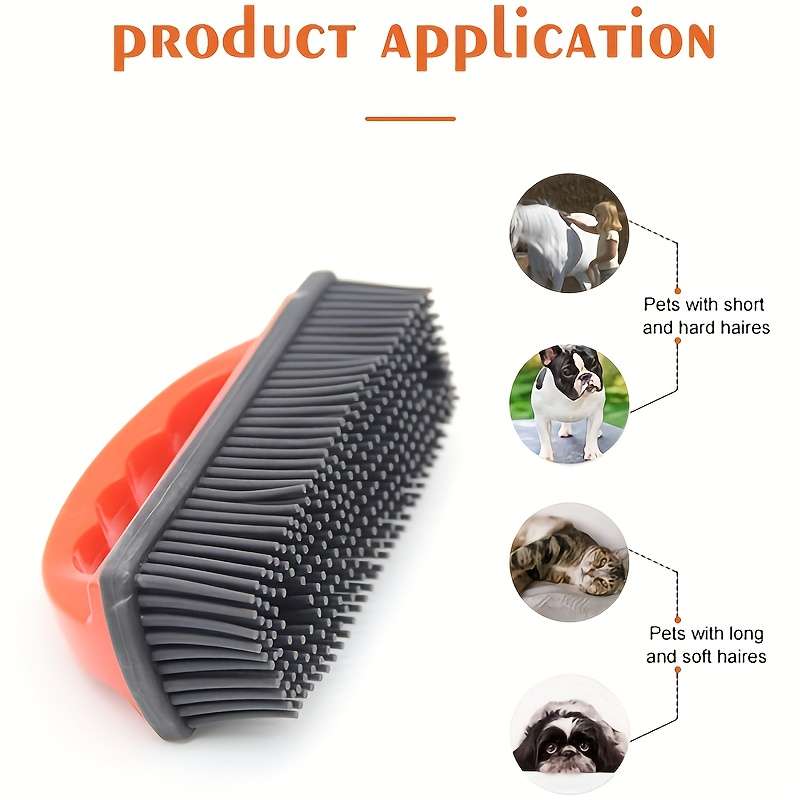 1pc Blue ABSAddTPR MaterialPet Comb