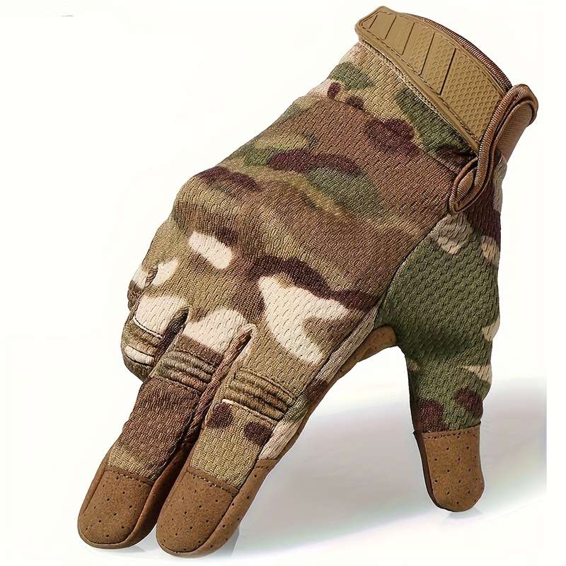 1 Pair Army Green Size M Warm Gloves