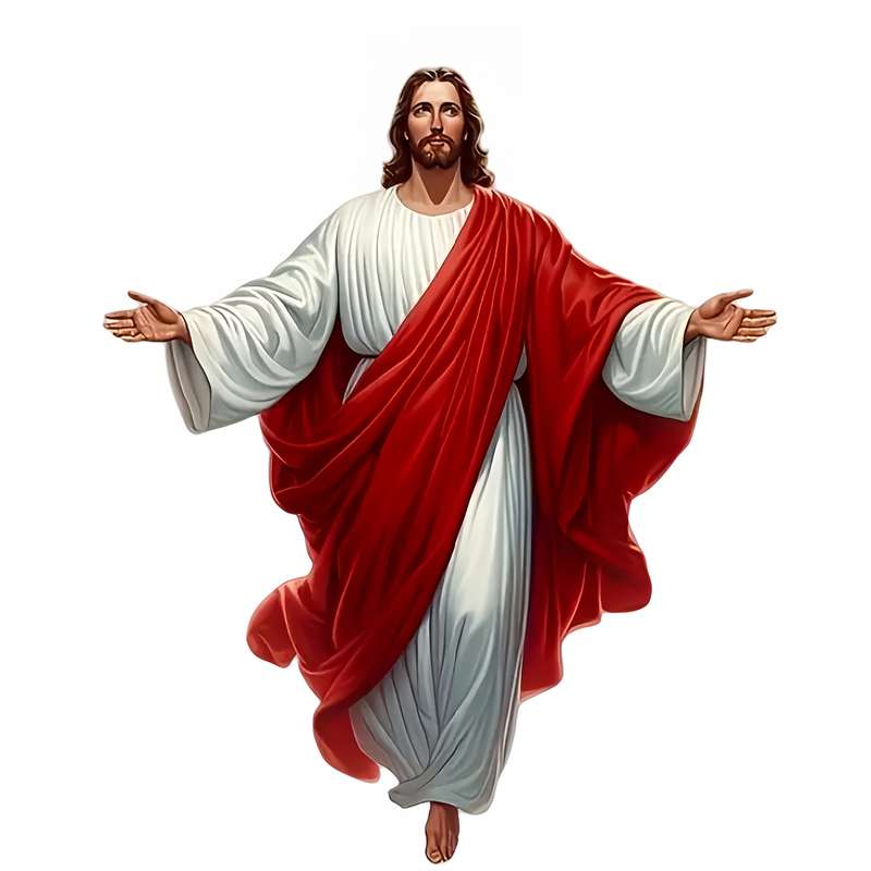 1pc Jesus Christian Themed Stickers