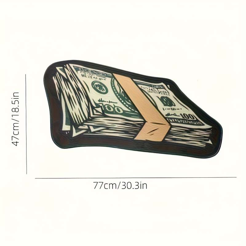 1Pc 37x57cm 14.58x22.44inch Pattern 2 Floor Mat