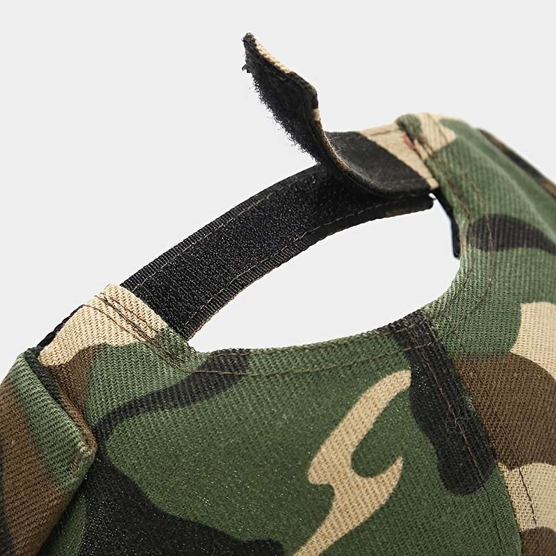 1pc Unisex Camouflage Beanie Hat 100% Polyester Adjustable Fit Lightweight All-Season Camo Pat
