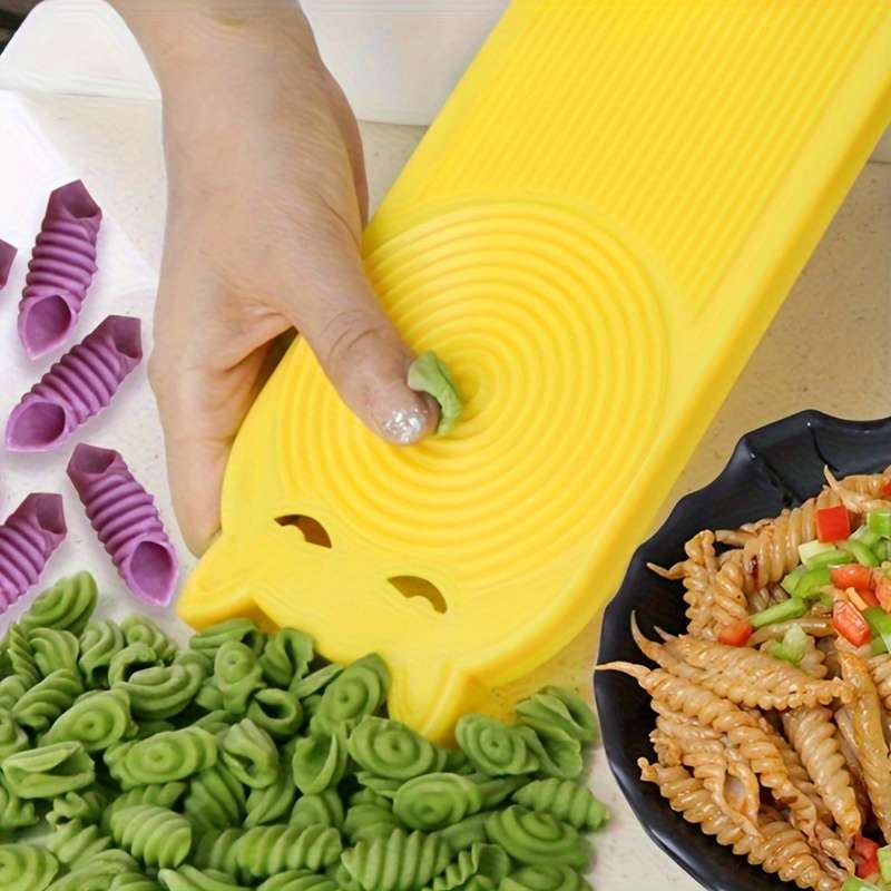 3pcs Handheld Gnocchi Pasta Maker Set Bright Non-Stick Cookware Combo for Easy Homemade No