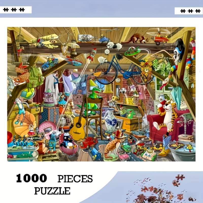 1000 Piece Mini Paper Jigsaw Puzzle
